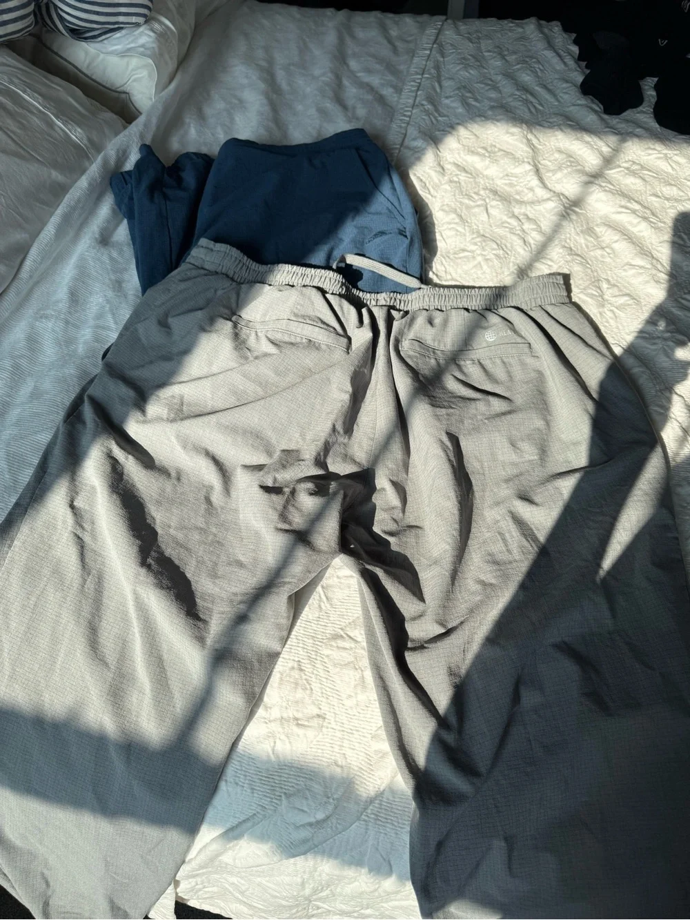2 pairs for one price! Adidas Navy Blue and Gray HEAT.RDY Joggers